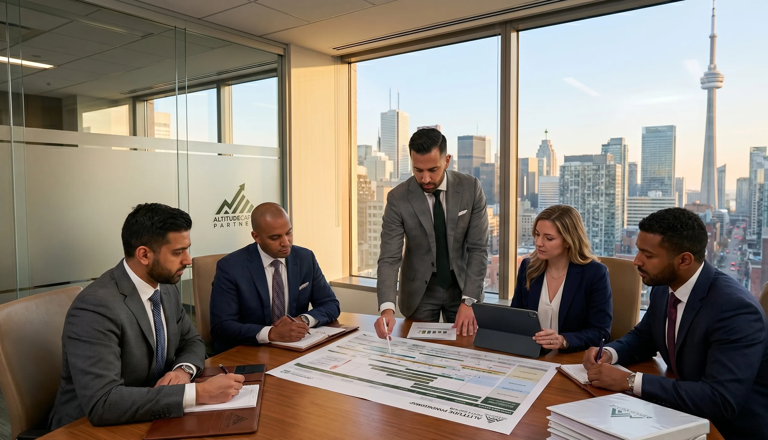 Altitude Capital Partners team advisory meeting